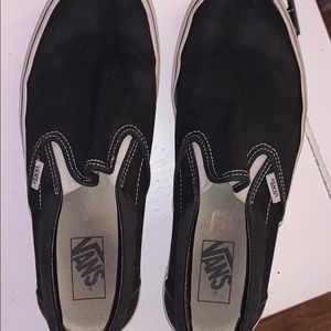 black and white vans